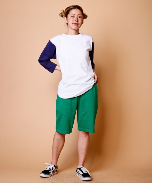 WALLA WALLA SPORT(ワラワラスポーツ)の「9oz JERSEY SHORT - 9オンス ジャージーショーツ(スウェットパンツ・メンズ・チャコールグレー/ブラック/ネイビー/アイボリー・LARGE/X-LARGE/MEDIUM)」の10枚目の写真