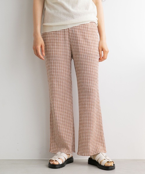 niko and...（ニコアンド）の「クシュクシュドライイージーパンツ（その他パンツ・レディース・ブラック/ブラウン/ブルー/マルーン/チャコール/グリーン/スカイブルー/ナチュラル/マジェンタ・MEDIUM/LARGE）」の9枚目の写真