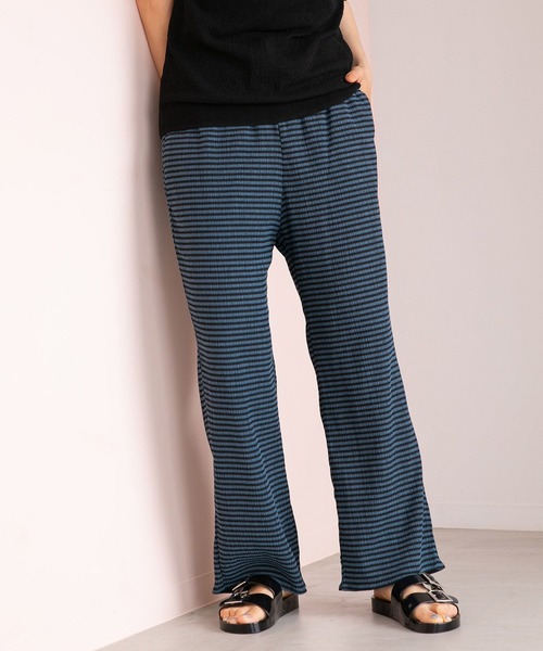 niko and...（ニコアンド）の「クシュクシュドライイージーパンツ（その他パンツ・レディース・ブラック/ブラウン/ブルー/マルーン/チャコール/グリーン/スカイブルー/ナチュラル/マジェンタ・MEDIUM/LARGE）」の7枚目の写真