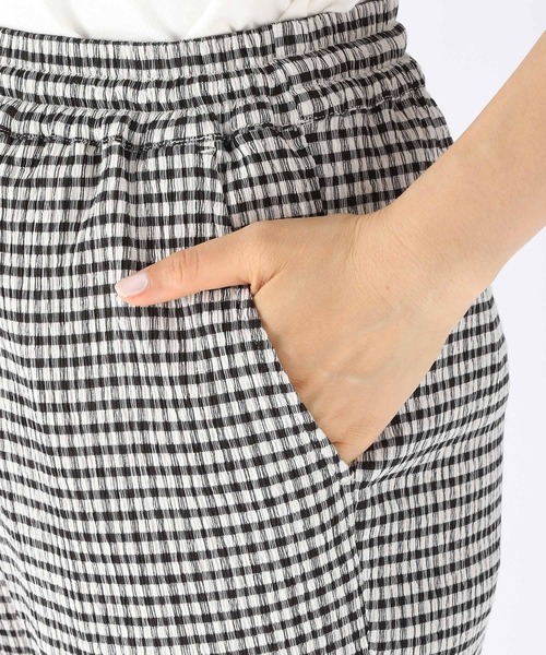 niko and...（ニコアンド）の「クシュクシュドライイージーパンツ（その他パンツ・レディース・ブラック/ブラウン/ブルー/マルーン/チャコール/グリーン/スカイブルー/ナチュラル/マジェンタ・MEDIUM/LARGE）」の18枚目の写真