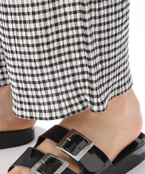 niko and...（ニコアンド）の「クシュクシュドライイージーパンツ（その他パンツ・レディース・ブラック/ブラウン/ブルー/マルーン/チャコール/グリーン/スカイブルー/ナチュラル/マジェンタ・MEDIUM/LARGE）」の19枚目の写真