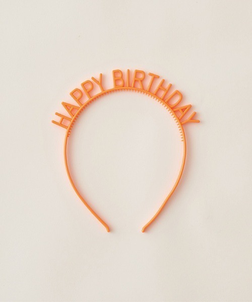 Lycee mine(リセマイン)の「HBDカチューシャ(その他小物・キッズ・パープル/レッド/マジェンタ/ピンク/イエロー/オレンジ/ブルー・フリー)」の7枚目の写真