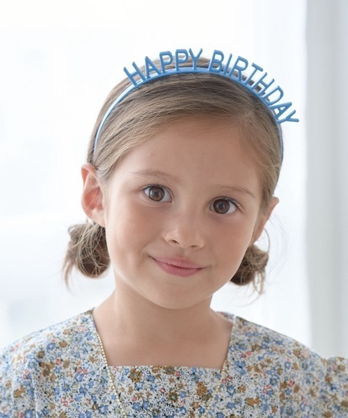 Lycee mine(リセマイン)の「HBDカチューシャ(その他小物・キッズ・パープル/レッド/マジェンタ/ピンク/イエロー/オレンジ/ブルー・フリー)」の2枚目の写真