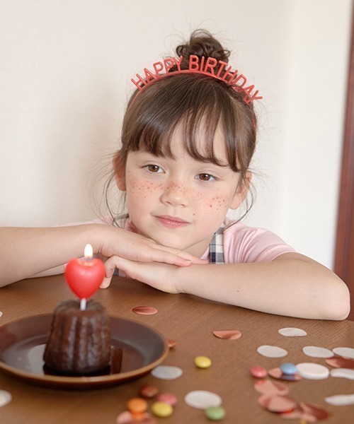 Lycee mine(リセマイン)の「HBDカチューシャ(その他小物・キッズ・パープル/レッド/マジェンタ/ピンク/イエロー/オレンジ/ブルー・フリー)」の9枚目の写真