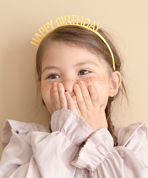 Lycee mine(リセマイン)の「HBDカチューシャ(その他小物・キッズ・パープル/レッド/マジェンタ/ピンク/イエロー/オレンジ/ブルー・フリー)」の11枚目の写真