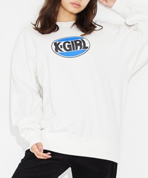 X-girl | OVAL LOGO CREW SWEAT TOP(スウェット)