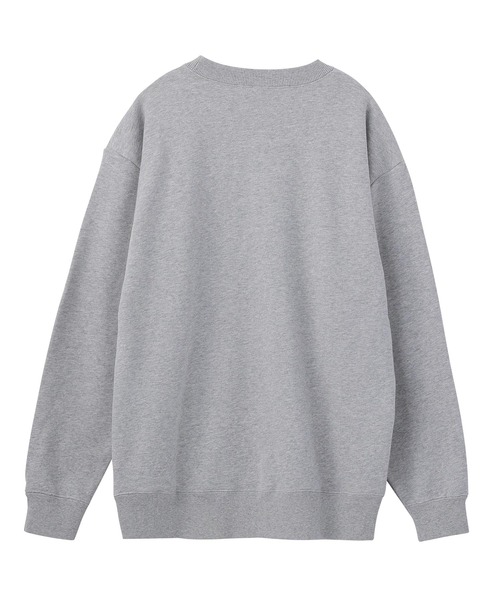 X-girl(エックスガール)の「OVAL LOGO CREW SWEAT TOP(スウェット・レディース・ホワイト/ブラック/アッシュ・S/M/L/XL)」の8枚目の写真