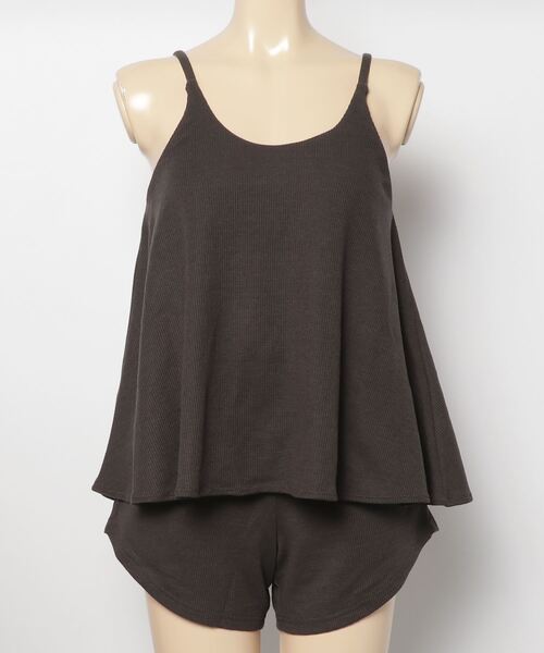 Ocean Pacific（オーシャンパシフィック）の「OP/オーピー タイダイ柄/キャミソール型/パンツ付き３点セットビキニ   522808（水着・レディース・ベージュ/グレー/ブルー・M/L）」の2枚目の写真