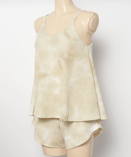 Ocean Pacific（オーシャンパシフィック）の「OP/オーピー タイダイ柄/キャミソール型/パンツ付き３点セットビキニ   522808（水着・レディース・ベージュ/グレー/ブルー・M/L）」の4枚目の写真