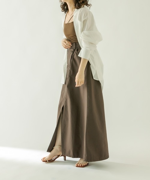 mystic（ミスティック）の「ラップロングスカート（スカート・レディース・ブラウン/パープル・FREE）」の9枚目の写真