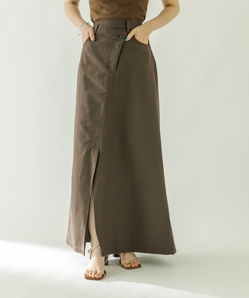 mystic（ミスティック）の「ラップロングスカート（スカート・レディース・ブラウン/パープル・FREE）」の5枚目の写真