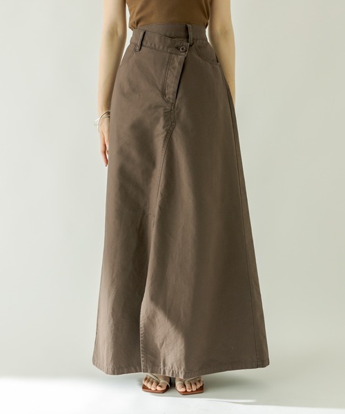 mystic（ミスティック）の「ラップロングスカート（スカート・レディース・ブラウン/パープル・FREE）」の17枚目の写真