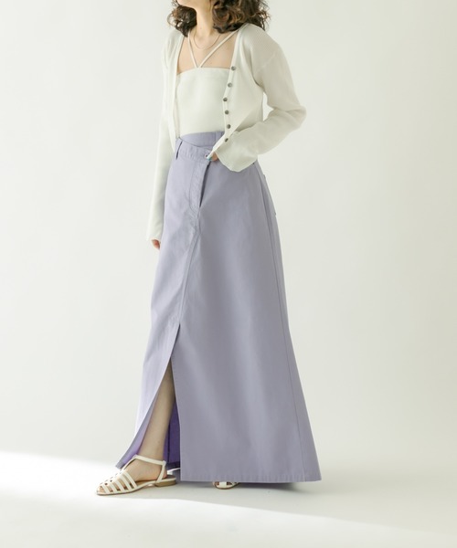 mystic（ミスティック）の「ラップロングスカート（スカート・レディース・ブラウン/パープル・FREE）」の11枚目の写真