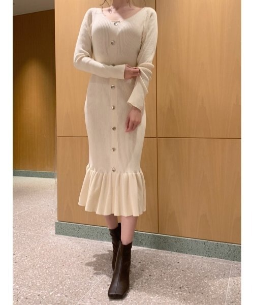 セール ブランド古着 ニットワンピース ワンピース Snidel スナイデル のファッション通販 Zozoused