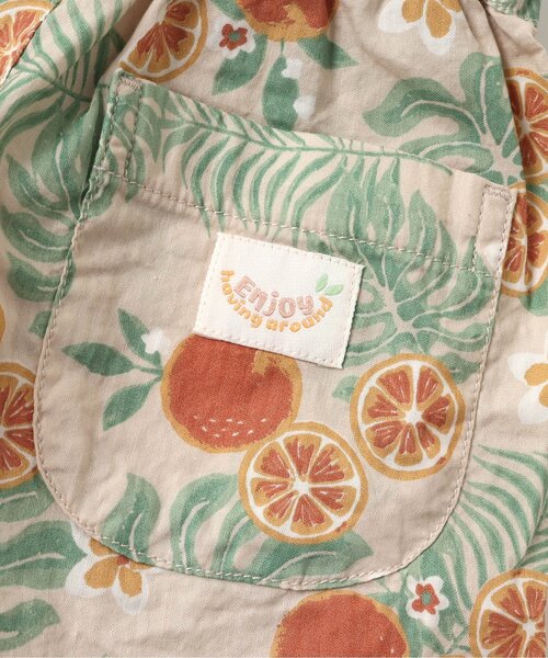 apres les cours(アプレレクール)の「トロピカルハーフパンツ 5分丈(その他パンツ・キッズ・サックスブルー/オレンジ・80/130/140/90/110/100/120)」の17枚目の写真