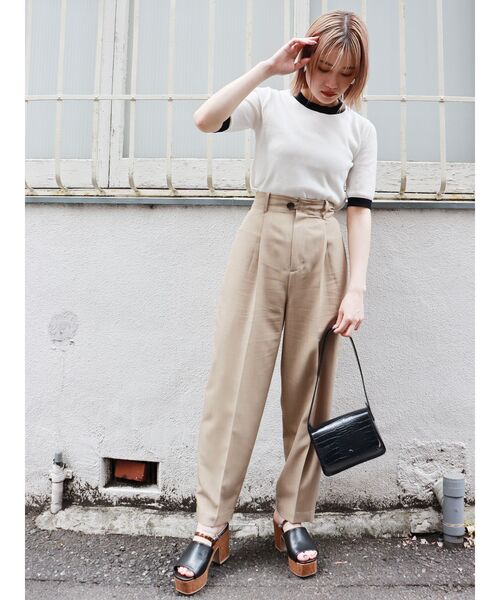 MURUA（ムルーア）の「クリアスクエアバッグ（ハンドバッグ・レディース・ホワイト/ブラック・FREE）」の11枚目の写真