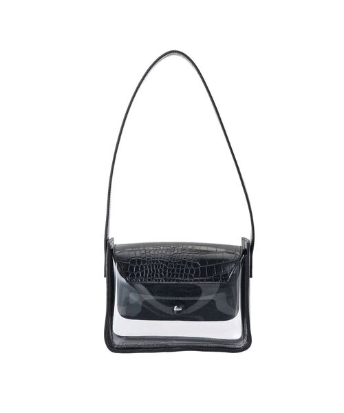 MURUA（ムルーア）の「クリアスクエアバッグ（ハンドバッグ・レディース・ホワイト/ブラック・FREE）」の14枚目の写真