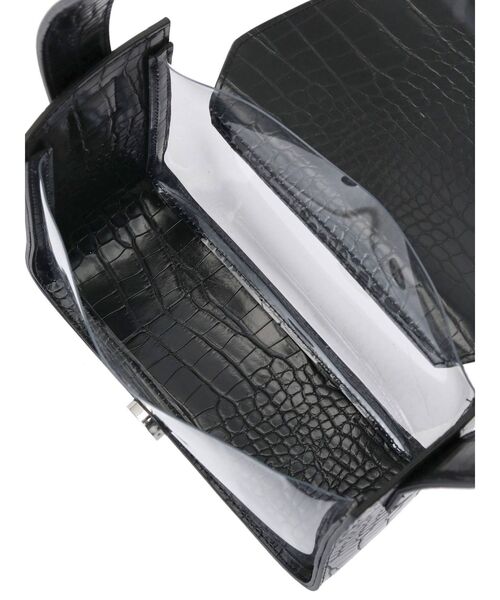 MURUA（ムルーア）の「クリアスクエアバッグ（ハンドバッグ・レディース・ホワイト/ブラック・FREE）」の16枚目の写真