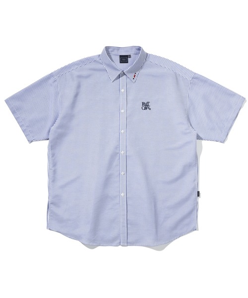 ROMANTIC CROWN(ロマンティッククラウン)の「【ROMANTIC CROWN】RECENT LOGO OXFORD SHIRT / ロマンティッククラウン リセント ロゴ オックスフォード シャツ(シャツ/ブラウス・メンズ・ブルー/スカイブルー/ホワイト・SMALL/LARGE/MEDIUM/X-LARGE)」の12枚目の写真