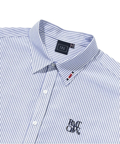 ROMANTIC CROWN(ロマンティッククラウン)の「【ROMANTIC CROWN】RECENT LOGO OXFORD SHIRT / ロマンティッククラウン リセント ロゴ オックスフォード シャツ(シャツ/ブラウス・メンズ・ブルー/スカイブルー/ホワイト・SMALL/LARGE/MEDIUM/X-LARGE)」の19枚目の写真