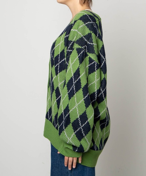 WEGO（ウィゴー）の「WEGO/ジャガードニットカーデ（カーディガン/ボレロ・レディース・その他1/その他2/その他3/その他4/その他5/その他6・FREE）」の8枚目の写真