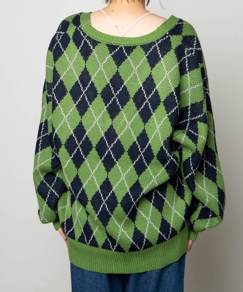 WEGO（ウィゴー）の「WEGO/ジャガードニットカーデ（カーディガン/ボレロ・レディース・その他1/その他2/その他3/その他4/その他5/その他6・FREE）」の9枚目の写真