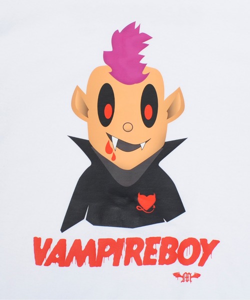 MILKBOY（ミルクボーイ）の「VAMPIRE BOY TEE（Tシャツ/カットソー・レディース・A/B・L/XL）」の3枚目の写真