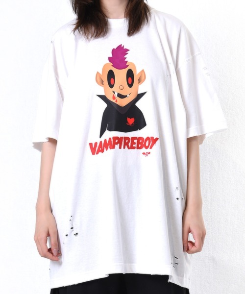 MILKBOY（ミルクボーイ）の「VAMPIRE BOY TEE（Tシャツ/カットソー・レディース・A/B・L/XL）」の13枚目の写真