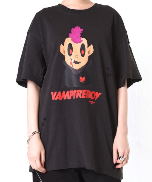 MILKBOY（ミルクボーイ）の「VAMPIRE BOY TEE（Tシャツ/カットソー・レディース・A/B・L/XL）」の11枚目の写真