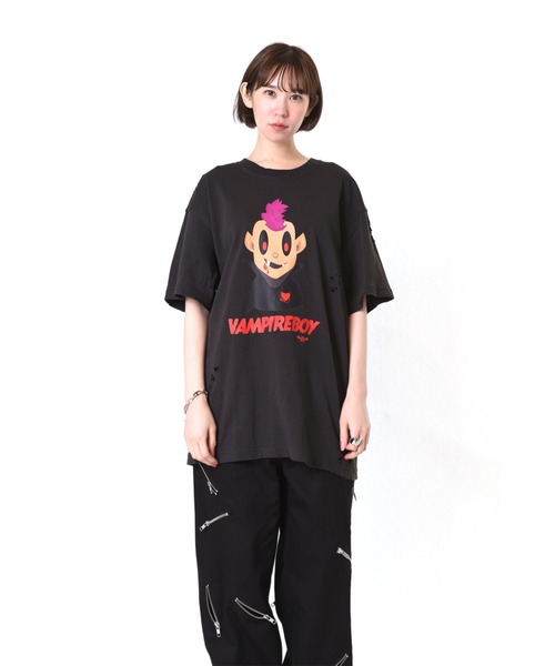 MILKBOY（ミルクボーイ）の「VAMPIRE BOY TEE（Tシャツ/カットソー・レディース・A/B・L/XL）」の7枚目の写真