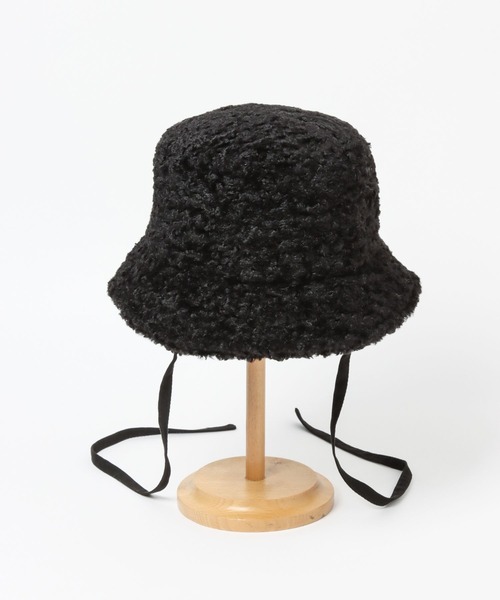 Heather（ヘザー）の「ドッグイヤーHAT　356615（ハット・レディース・ブラック/オフホワイト/ベージュ・ONE SIZE）」の5枚目の写真