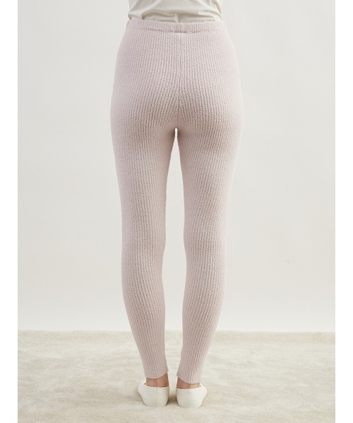 gelato pique（ジェラートピケ）の「モチーフジャガードレギンス（レギンス/スパッツ・レディース・オフホワイト/ピンク/ダークグレー・FREE）」の6枚目の写真