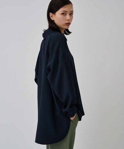 CITY TOKYO(シティトウキョウ)の「ハーフジップオーバーシャツ(シャツ/ブラウス・レディース・ラベンダー/イエロー/ネイビー・FREE)」の17枚目の写真