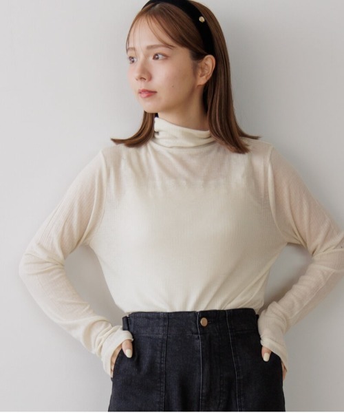 フェミニンシアータートル2（Tシャツ/カットソー）｜flower（フラワー）