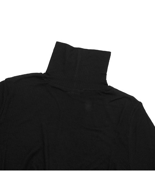 flower（フラワー）の「フェミニンシアータートル2（Tシャツ/カットソー・レディース・ベージュ/アイボリー/ブラック・FREE）」の14枚目の写真