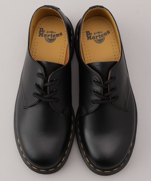 Dr. Martens(ドクターマーチン)の「Dr.Martens/ドクターマーチン 1461 3-EYE SHOE/3ホールシューズ プレートゥシューズ(ドレスシューズ・レディース・イエロー/ホワイト・6/8/9/5/7/4)」の3枚目の写真