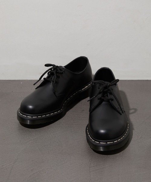 Dr. Martens(ドクターマーチン)の「Dr.Martens/ドクターマーチン 1461 3-EYE SHOE/3ホールシューズ プレートゥシューズ(ドレスシューズ・レディース・イエロー/ホワイト・6/8/9/5/7/4)」の12枚目の写真