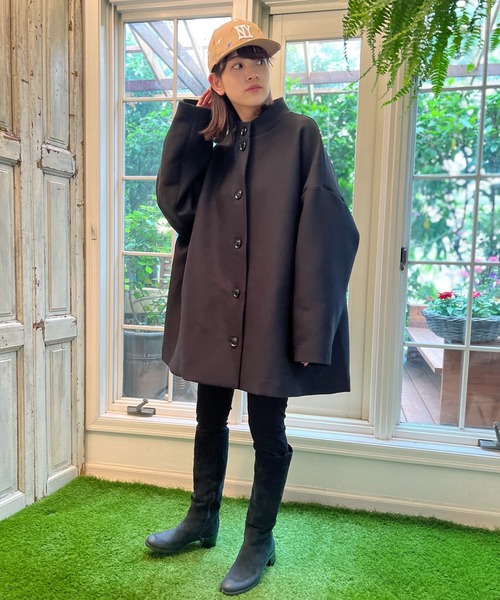 AVIE（アビィ）の「インポートカルゼバックデザインコート（チェスターコート・レディース・ブラック/ベージュ・38）」の13枚目の写真