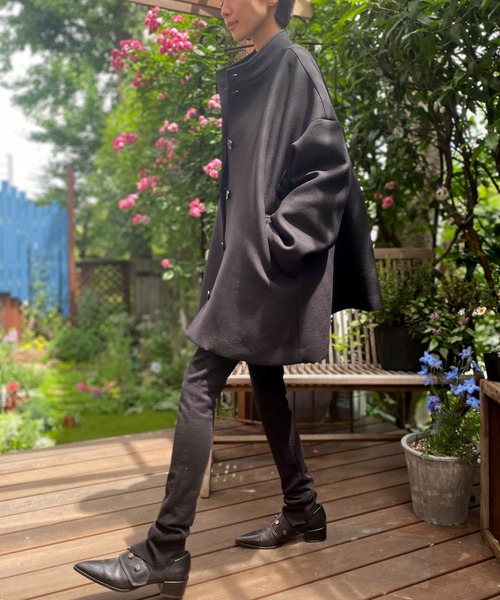 AVIE（アビィ）の「インポートカルゼバックデザインコート（チェスターコート・レディース・ブラック/ベージュ・38）」の17枚目の写真