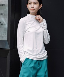 Munich | ストレッチレーヨンジャージタートルネックプルオーバー(Tシャツ/カットソー)