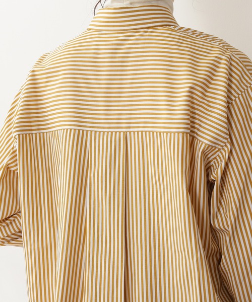 N.（N. Natural Beauty Basic）（エヌエヌナチュラルビューティーベーシック）の「◆ストライプシャツ（シャツ/ブラウス・レディース・ブルー系その他/イエロー系その他/ピンク系その他・MEDIUM）」の9枚目の写真