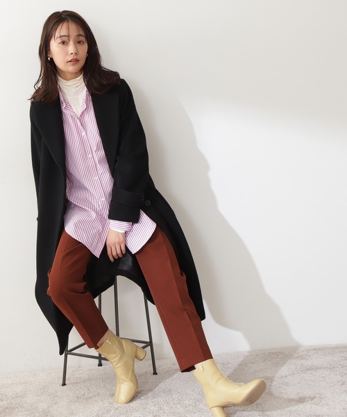 N.（N. Natural Beauty Basic）（エヌエヌナチュラルビューティーベーシック）の「◆ストライプシャツ（シャツ/ブラウス・レディース・ブルー系その他/イエロー系その他/ピンク系その他・MEDIUM）」の17枚目の写真