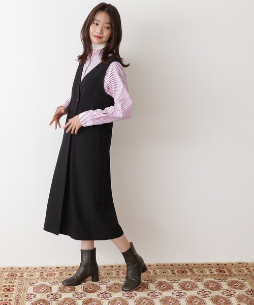 N.（N. Natural Beauty Basic）（エヌエヌナチュラルビューティーベーシック）の「◆ストライプシャツ（シャツ/ブラウス・レディース・ブルー系その他/イエロー系その他/ピンク系その他・MEDIUM）」の18枚目の写真