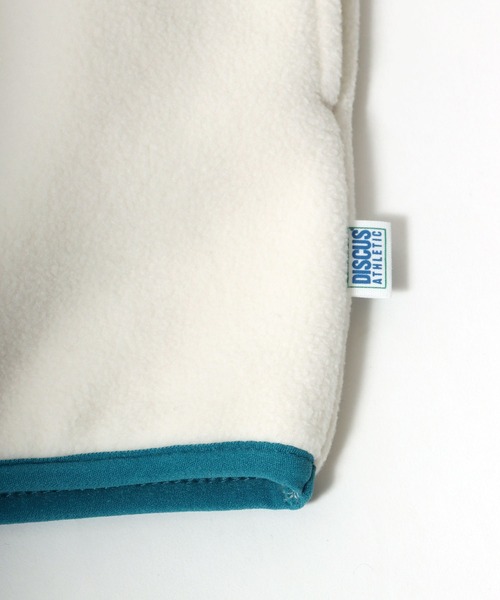 DISCUS（ディスカス）の「DISCUS/ディスカス オーバーサイズ ワンポイントロゴ刺繍 フリース スウェットトレーナー（スウェット・レディース・マスタード/オートミール/グリーン/オフホワイト/サックスブルー/ブラック・M/L/XL）」の17枚目の写真