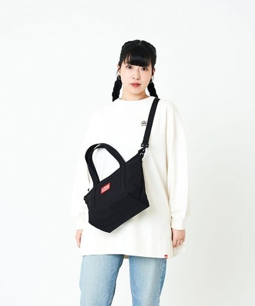 Manhattan Portage（マンハッタンポーテージ）の「Manhattan Portage/マンハッタンポーテージ トートバック Rego Tote Bag MP1305Z2（トートバッグ・メンズ・ブラック×レッド・FREE）」の13枚目の写真
