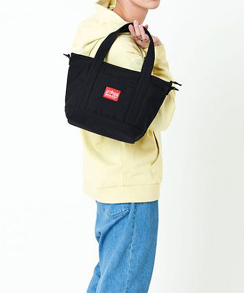 Manhattan Portage（マンハッタンポーテージ）の「Manhattan Portage/マンハッタンポーテージ トートバック Rego Tote Bag MP1305Z2（トートバッグ・メンズ・ブラック×レッド・FREE）」の21枚目の写真