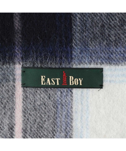 EASTBOY(イーストボーイ)の「【チェックマフラー】 制服 高校生 中学生 通学 スクール JK(マフラー・キッズ・レッド系/ブルー系その他/ネイビー系/ベージュ系・F)」の5枚目の写真