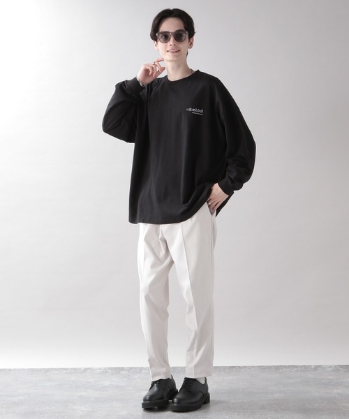 RAGEBLUE（レイジブルー）の「天竺/フォトプリントロンT（Tシャツ/カットソー・メンズ・ホワイト/ライトブルー/ブラック/イエロー・MEDIUM/LARGE）」の5枚目の写真