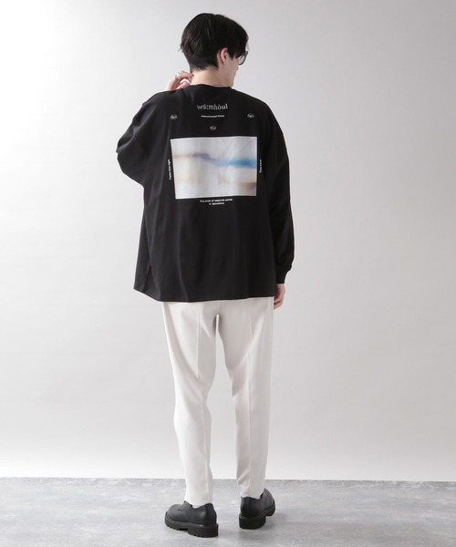 RAGEBLUE（レイジブルー）の「天竺/フォトプリントロンT（Tシャツ/カットソー・メンズ・ホワイト/ライトブルー/ブラック/イエロー・MEDIUM/LARGE）」の15枚目の写真