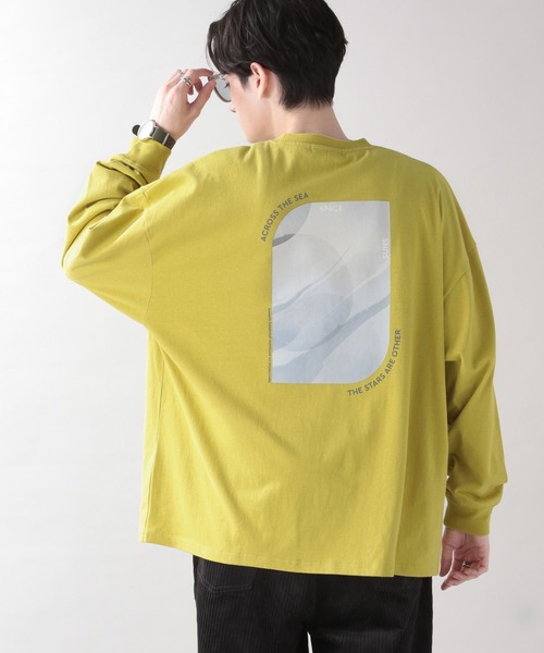 RAGEBLUE（レイジブルー）の「天竺/フォトプリントロンT（Tシャツ/カットソー・メンズ・ホワイト/ライトブルー/ブラック/イエロー・MEDIUM/LARGE）」の16枚目の写真